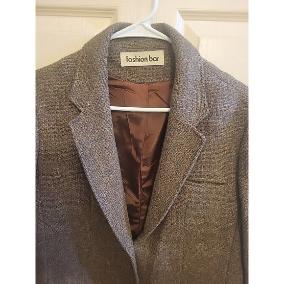 Vintage Fashion Bar Tweed Jacket Ladies Size 11 RARE FIND - Picture 2 of 12
